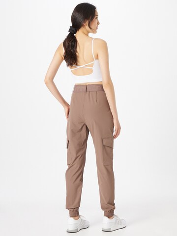 aim'n Tapered Workout Pants 'Macchiato' in Brown