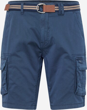 Pantalon cargo BLEND en bleu : devant