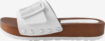 Sandale de la Next pe alb: față