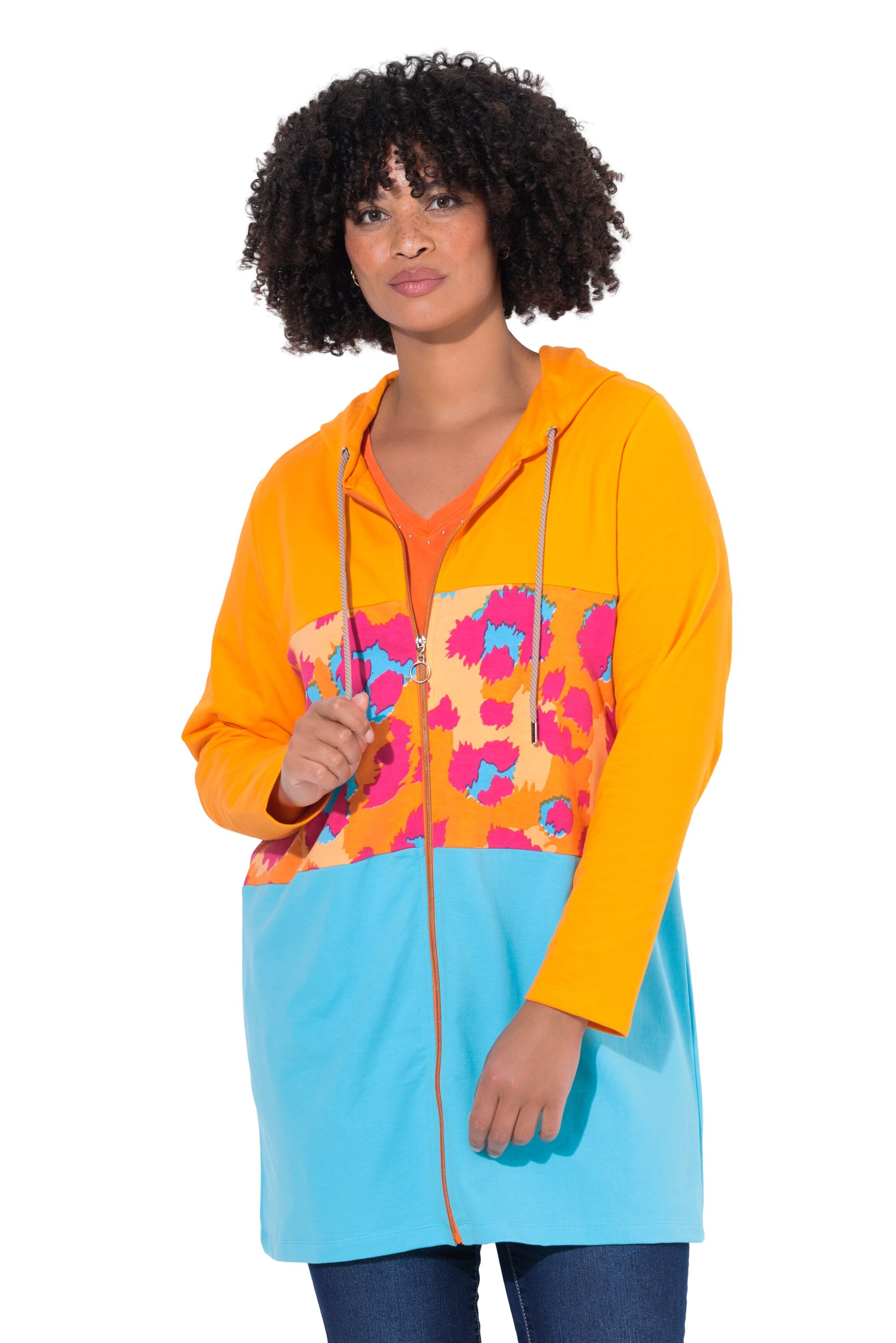 Angel of Style Sweatvest in Blauw: voorkant