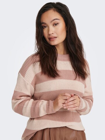 ONLY Sweater 'Pernille' in Pink