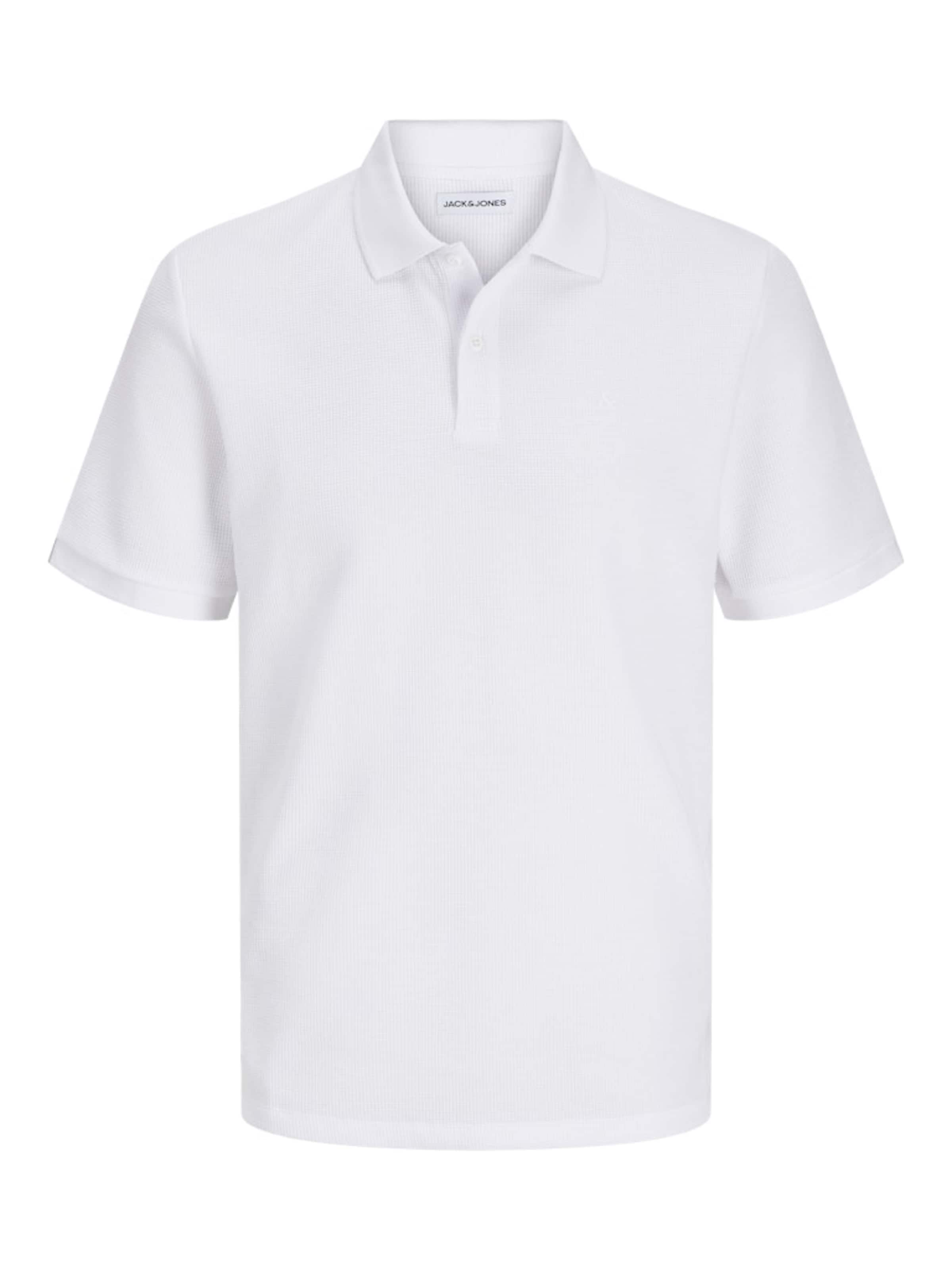 T-Shirt 'JJEAustin' JACK & JONES en blanc : devant