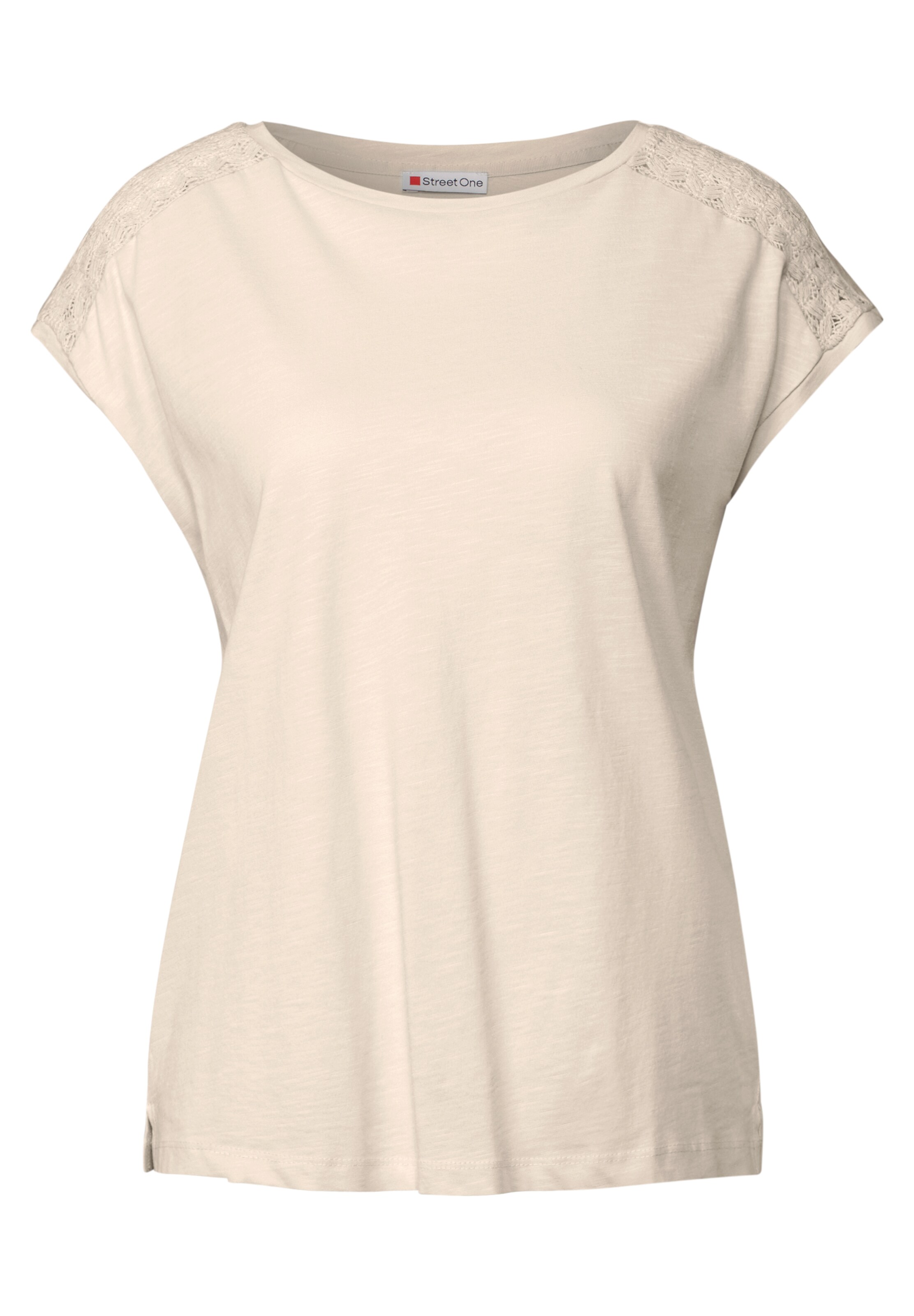 STREET ONE Shirt in Beige: front