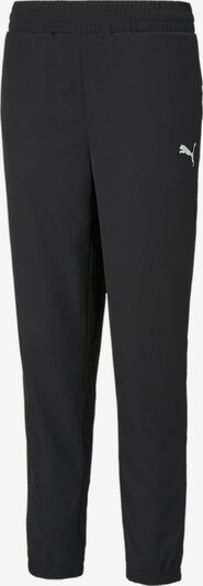 PUMA Športne hlače | črna / bela barva, Prikaz izdelka