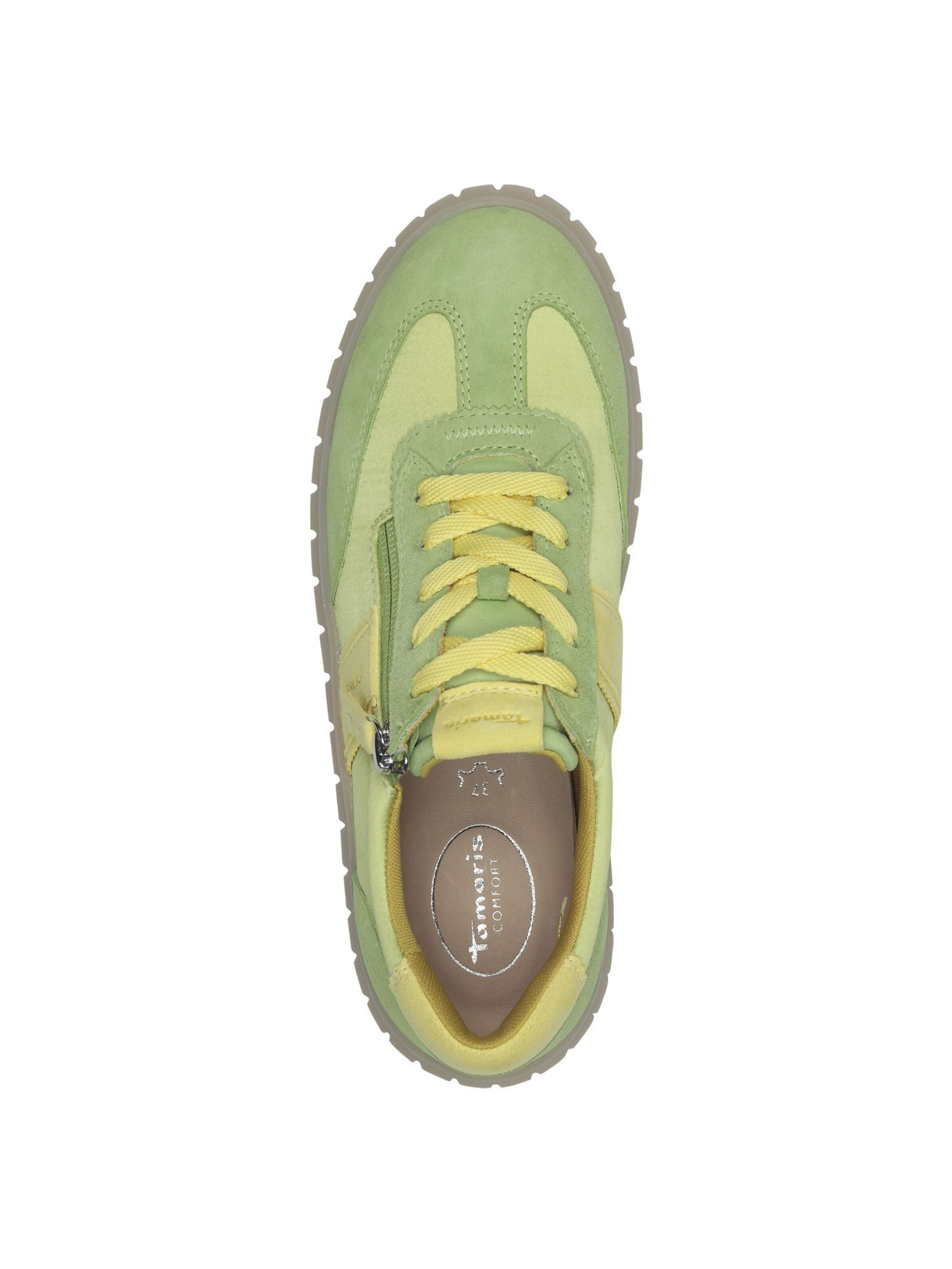 Baskets basses Tamaris en jaune