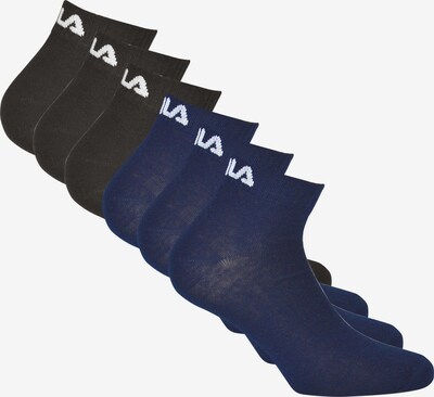 FILA Chaussettes en bleu / noir / blanc, Vue avec produit