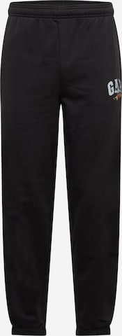 GAP Tapered Broek in Zwart: voorkant