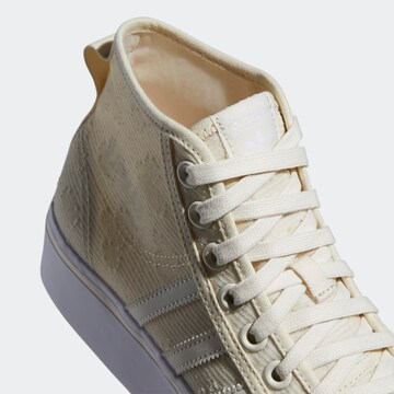 ADIDAS ORIGINALS Sneaker 'Nizza Platform Mid' in Beige