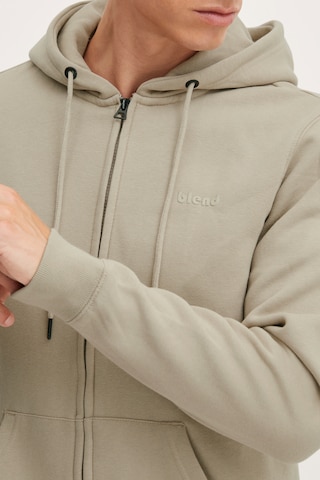 BLEND Sweatjacke 'Downton' in Braun