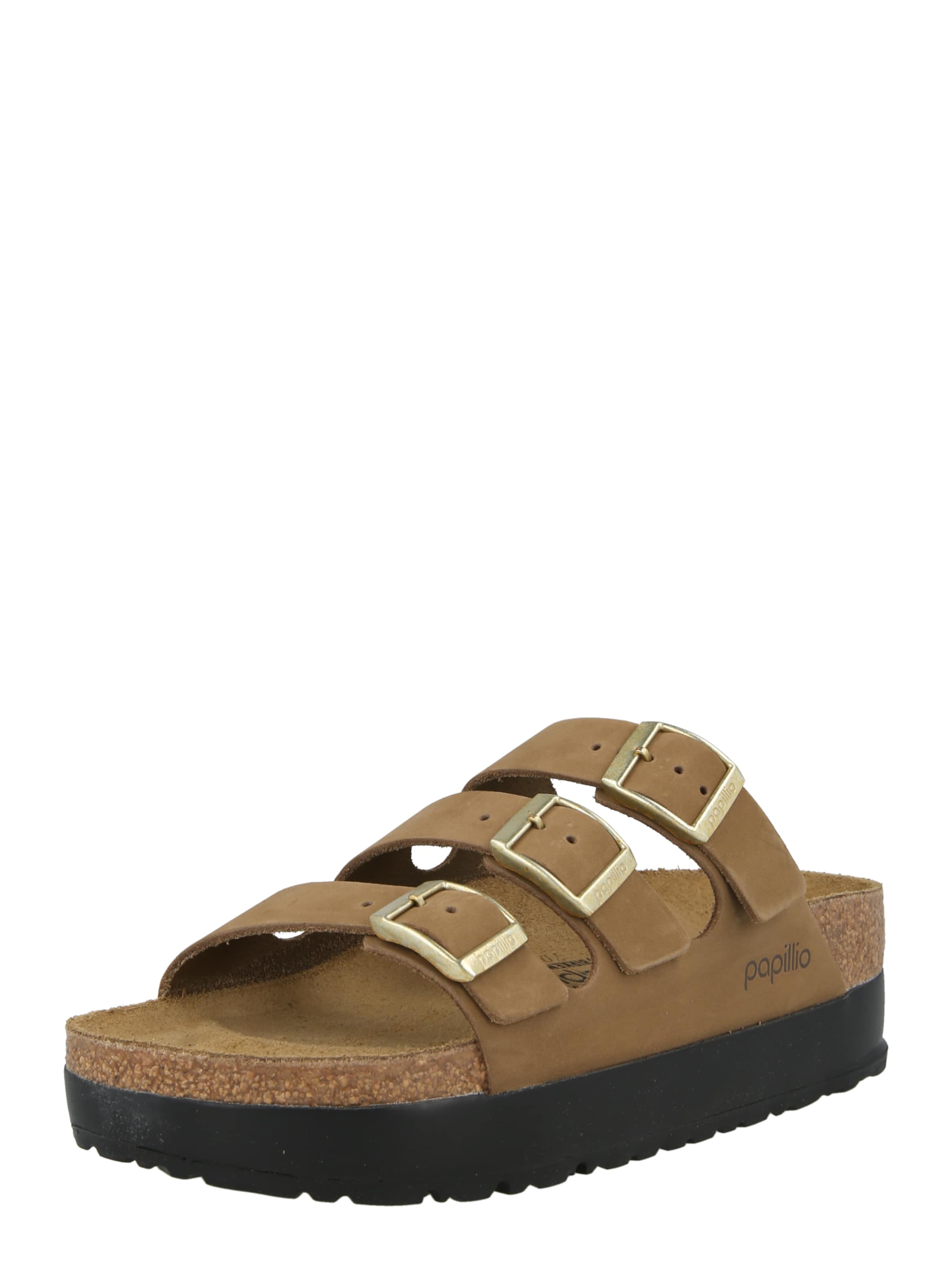 brūns BIRKENSTOCK Ādas čības 'Florida III': no priekšpuses