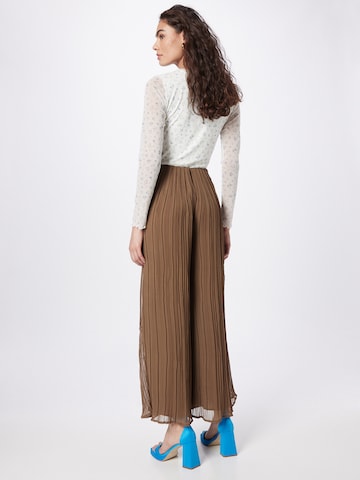 Wide Leg Pantalon River Island en marron