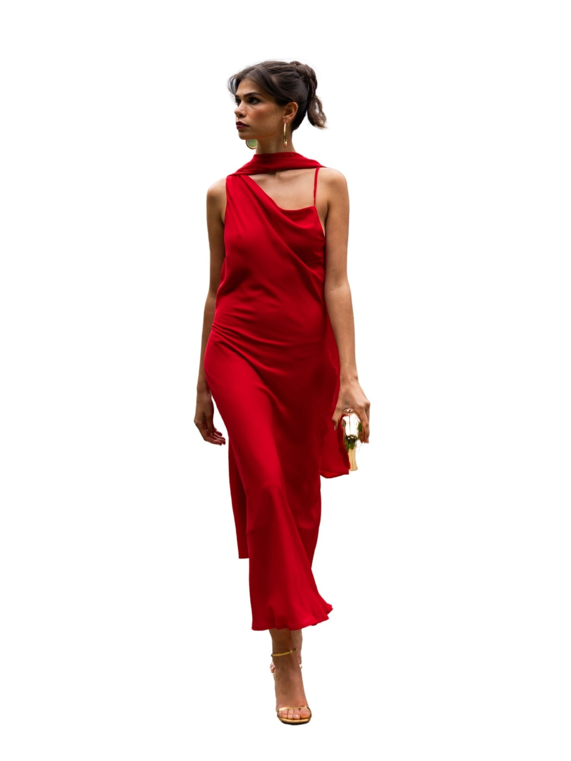 Abito da cocktail 'Tangalle Dress' di Nisia PartyWear in rosso