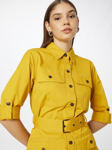 Banana Republic Shirt dress in Yellow