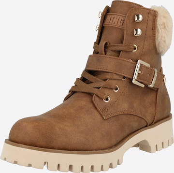 MTNG Lace-Up Ankle Boots 'LENOX' in Brown: front