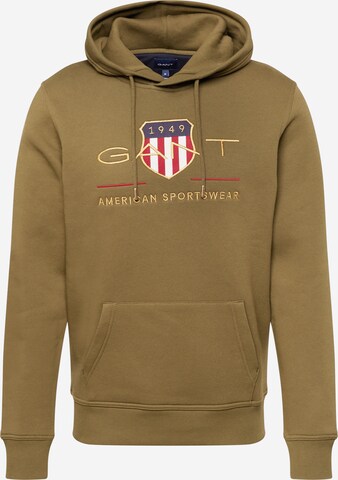 GANT Sweatshirt in Groen: voorkant