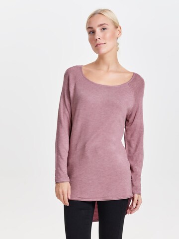ONLY Пуловер 'Mila' в розово: отпред