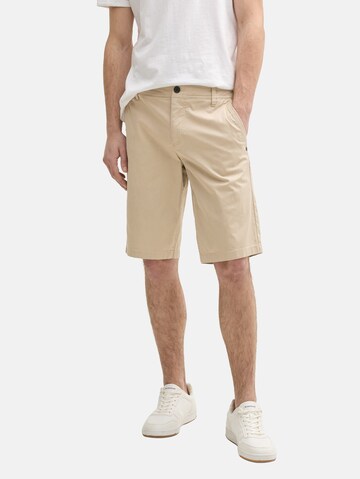 Slimfit Pantaloni chino di TOM TAILOR in beige: frontale