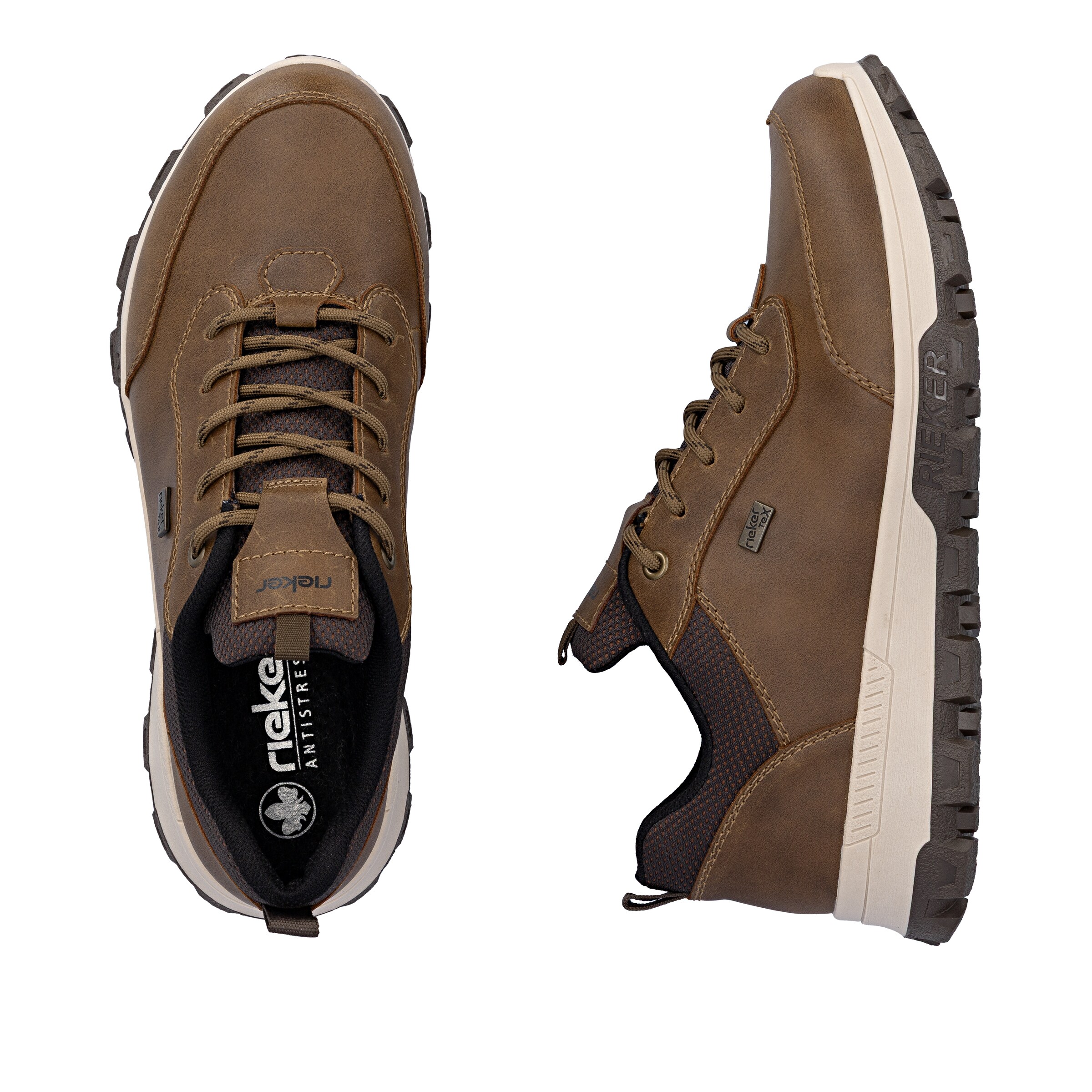 Rieker Schnürschuh in Braun