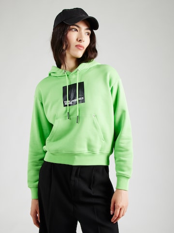 KARL LAGERFELD JEANS Sweatshirt in Green: front