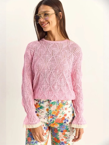 Pullover di Bianco Lucci in rosa