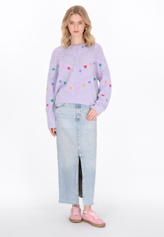 MYMO Sweater in Purple