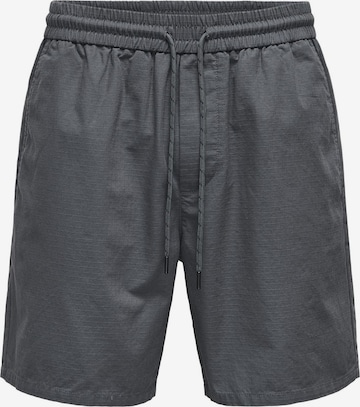 Only & Sons Regular Pants in Grey: front