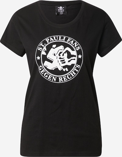 FC St. Pauli Camiseta en negro / blanco, Vista del producto