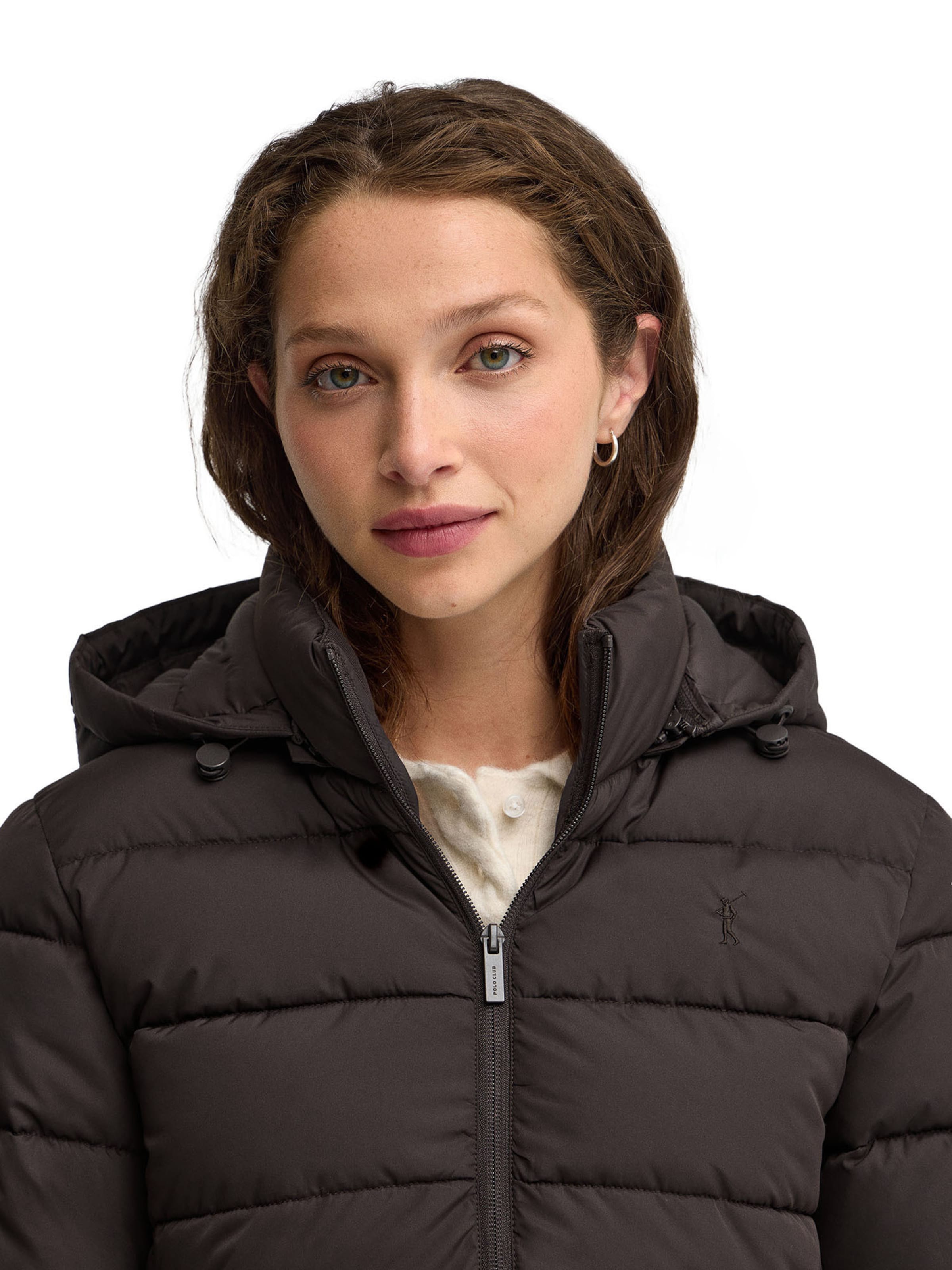 Polo Club Winter Jacket 'BRUNA' in Black