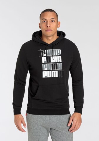 PUMA Sweatshirt in Black: front