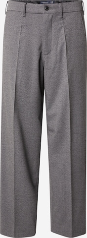pilka Abercrombie & Fitch „Baggy“ Kelnės su kantu: priekis