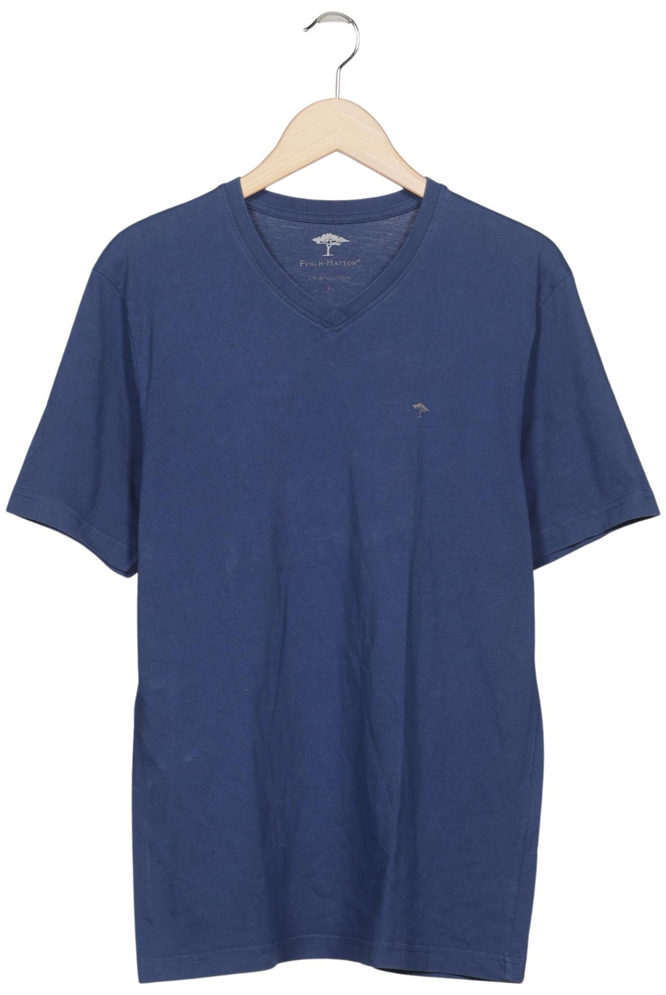 FYNCH-HATTON Shirt in L in Blue: front