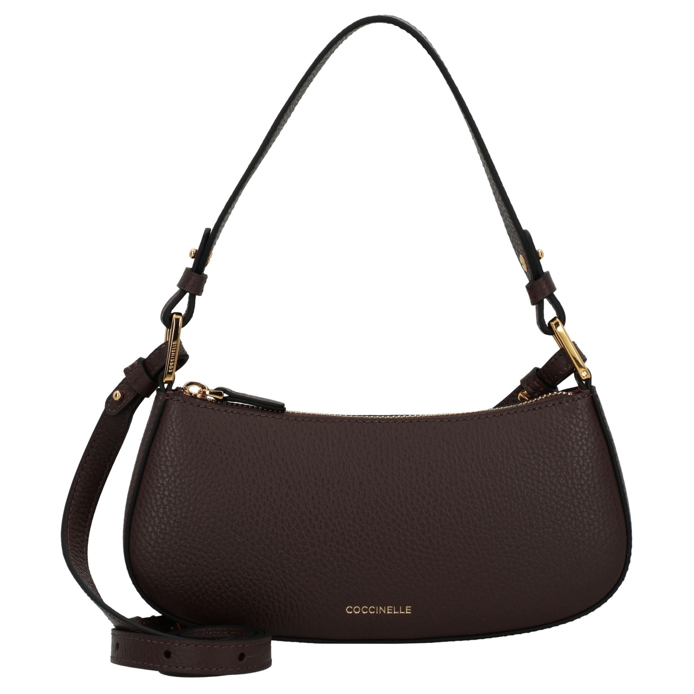 Borsa a mano 'Merveille' di Coccinelle in marrone: frontale