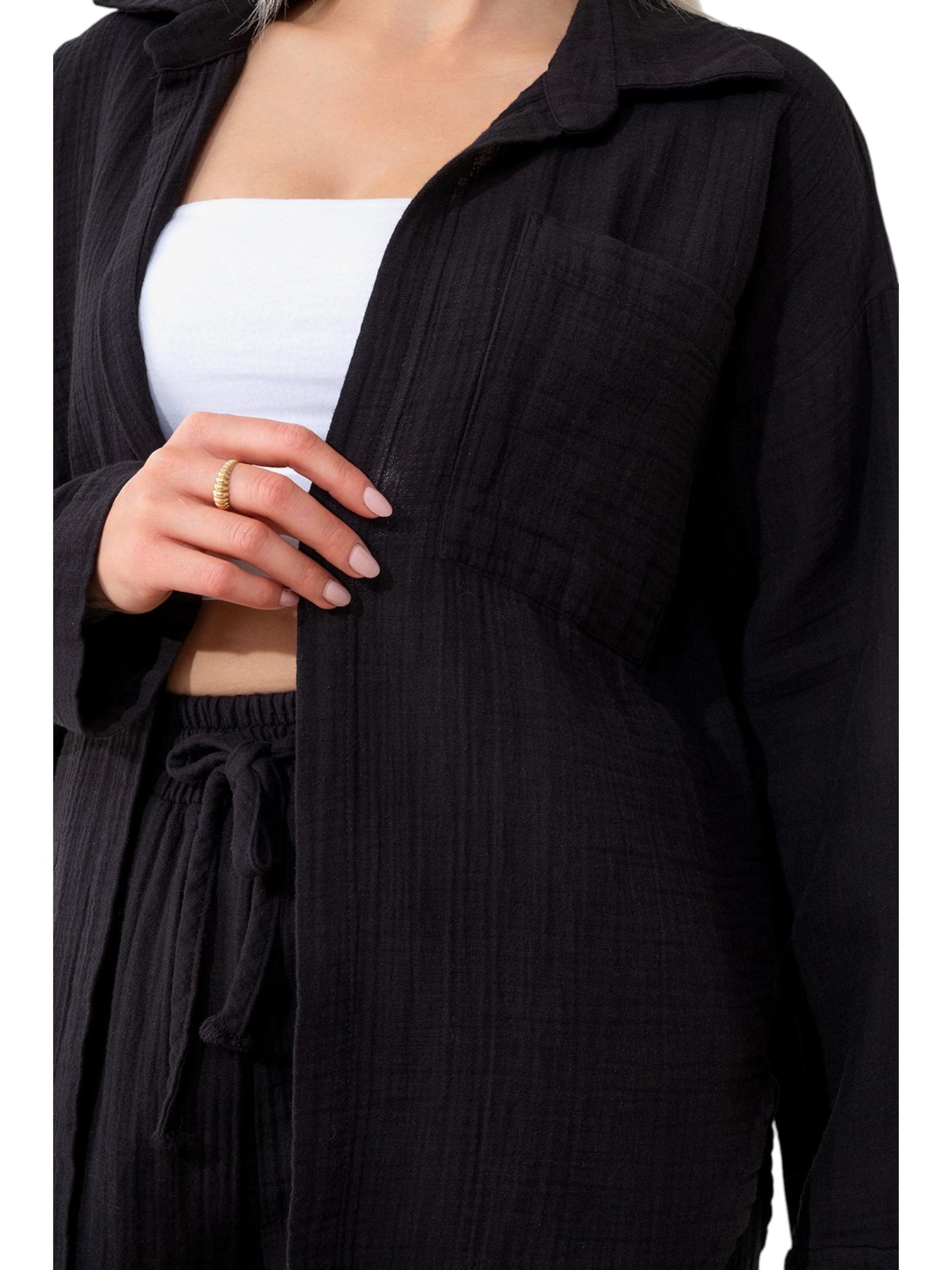 WENOR - Blusa 'NALYA' en negro