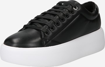 Calvin Klein - Zapatillas deportivas bajas en negro: frente