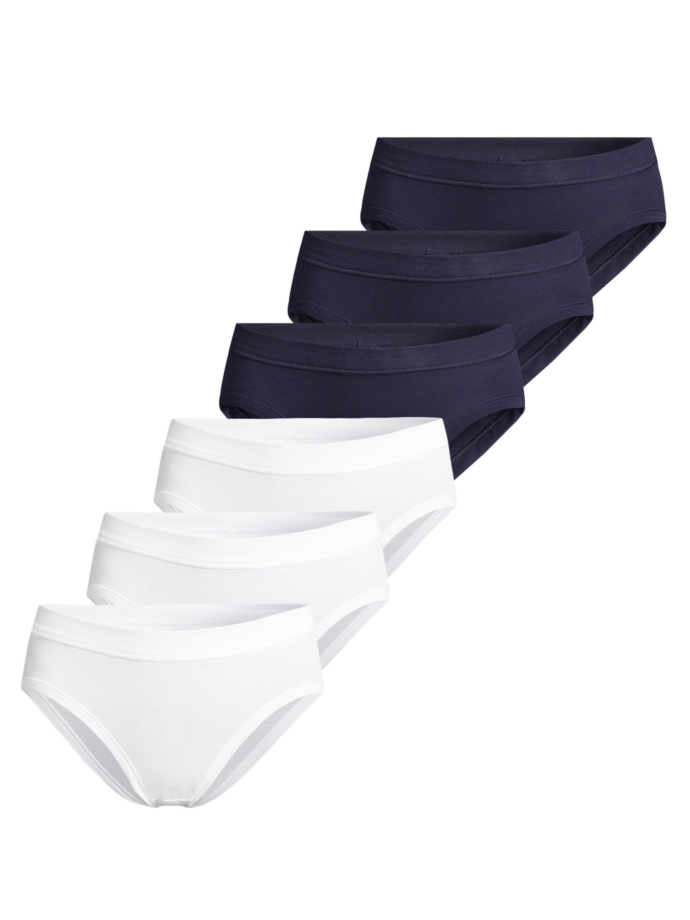 CON-TA Slip 'Feinripp' in Blue: front