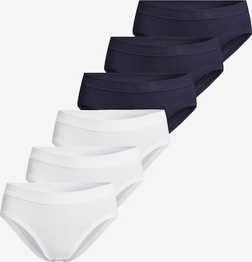 CON-TA Slip 'Feinripp' in Blue: front