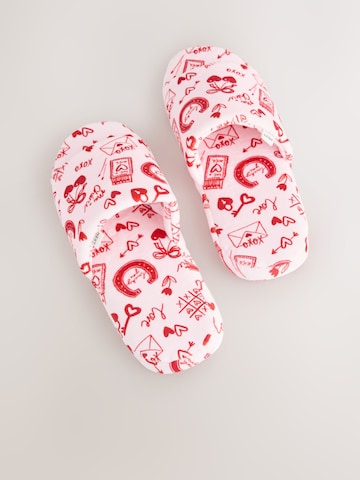 Next Тапки в Ярко-розовый