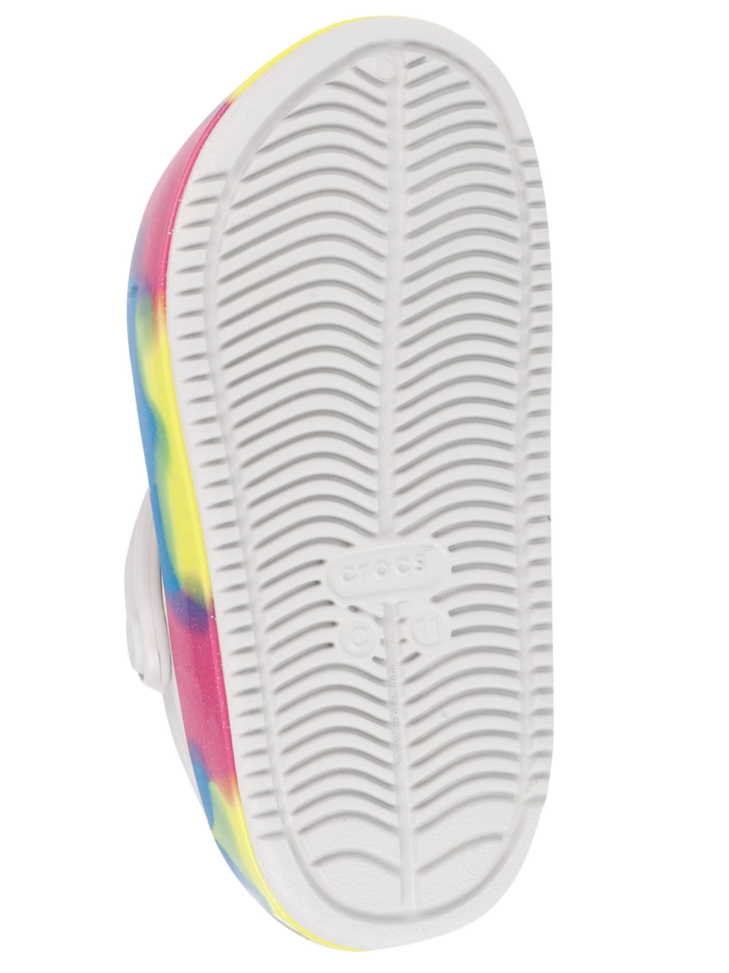 Crocs Sandalen 'Crocs Off Court Glitter Band Kids Clog' in Grijs