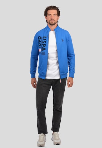 Veste de survêtement U.S. POLO ASSN. en bleu