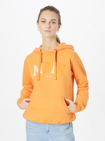 Derbe Sweatshirt 'Moin' in Orange: front