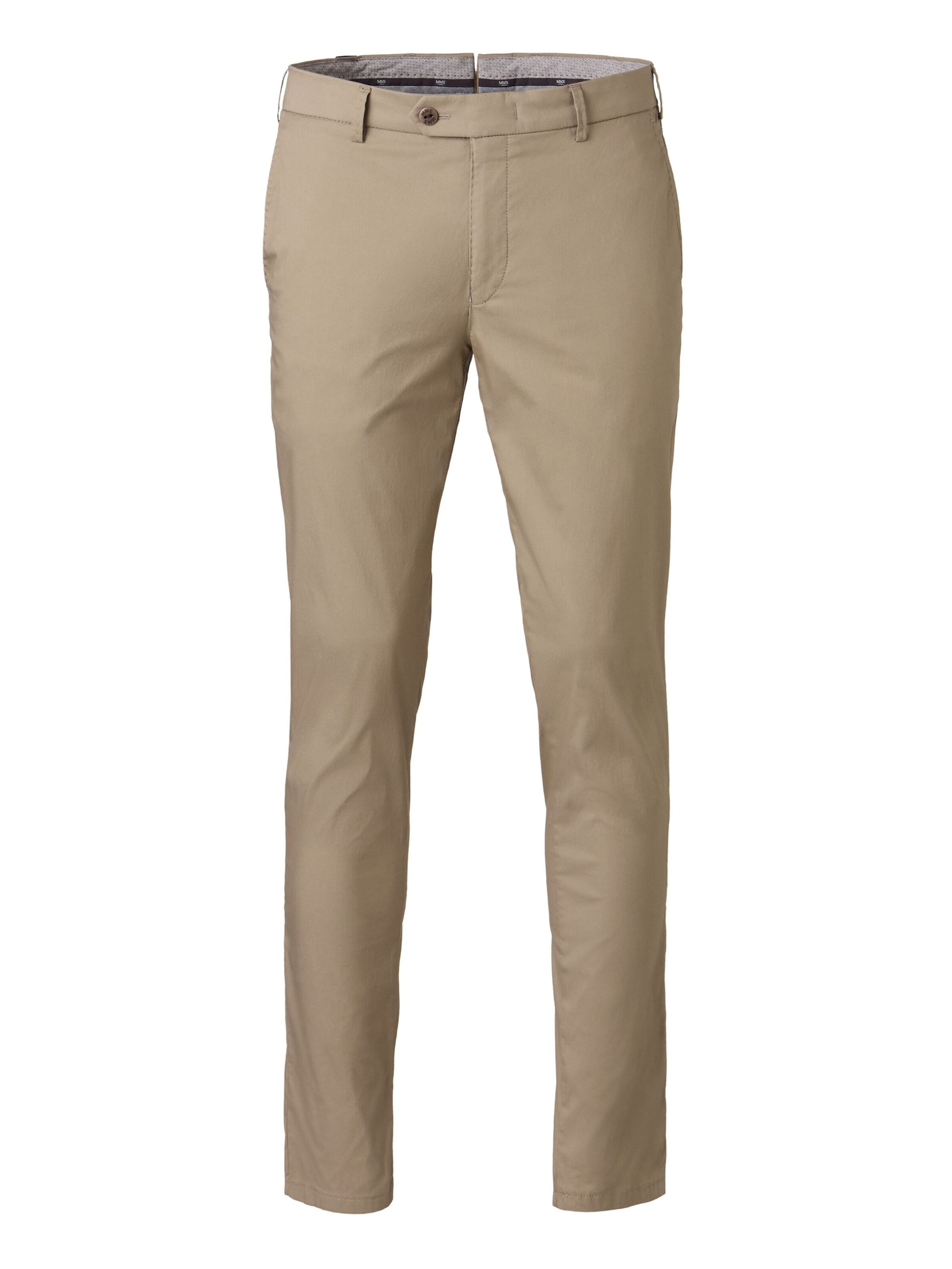 Coupe slim Pantalon chino MMX Germany en beige : devant