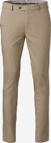 Coupe slim Pantalon chino MMX Germany en beige : devant