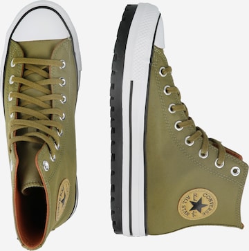 CONVERSE Кроссовки на платформе 'CHUCK TAYLOR ALL STAR CITY' в Зеленый