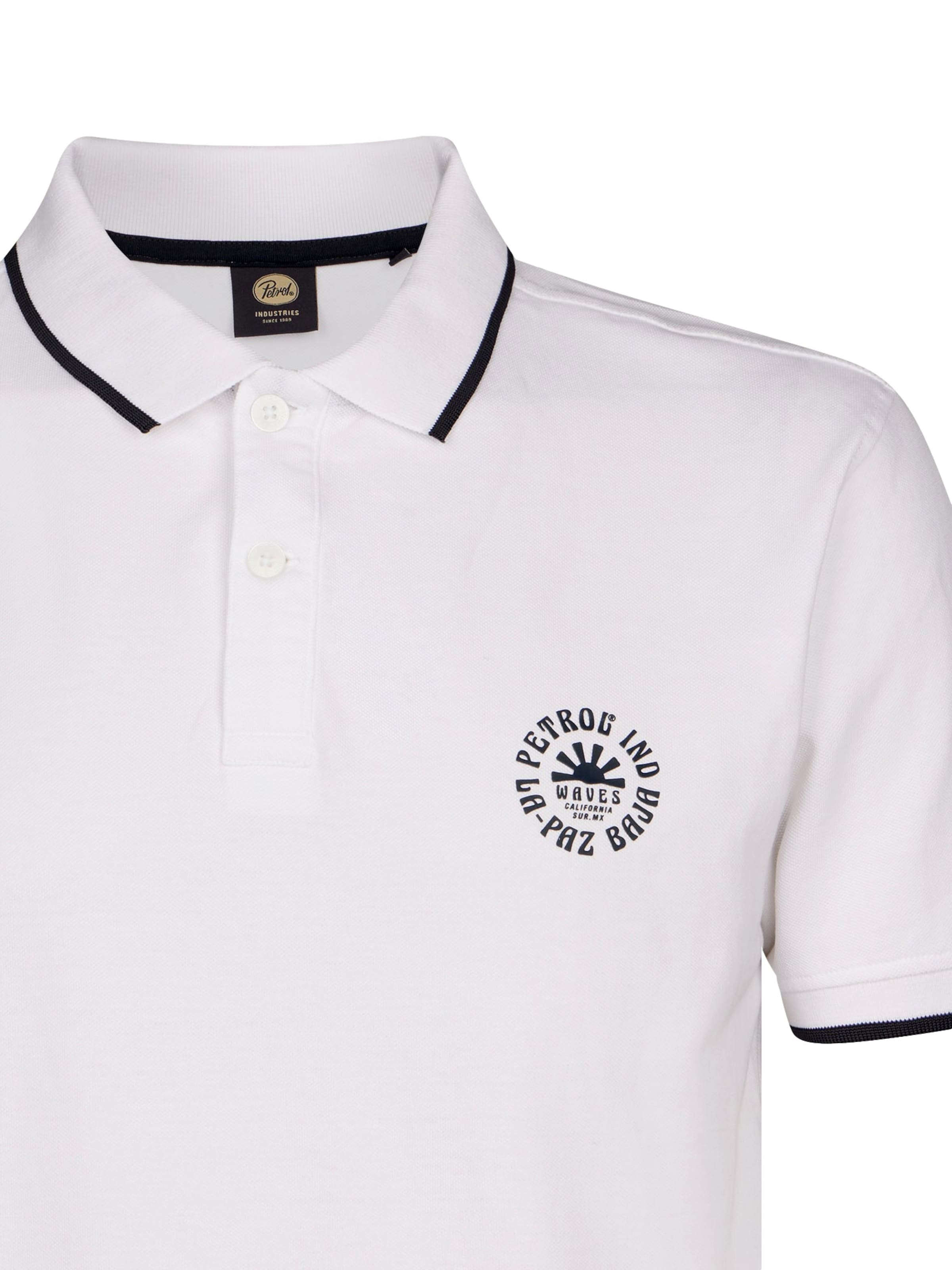 T-Shirt Petrol Industries en blanc