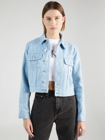 Calvin Klein Jeans - Chaqueta de entretiempo '90'S' en azul: frente