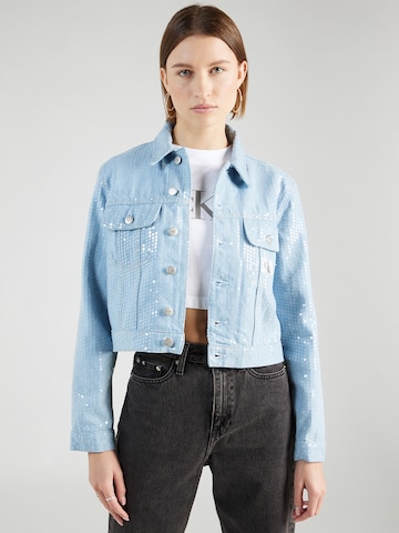 Calvin Klein Jeans Overgangsjakke '90'S' i blå: forside