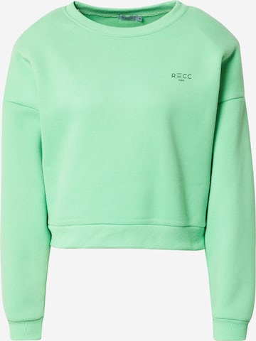 RECC Sweatshirt 'DAKOTA' in Groen: voorkant