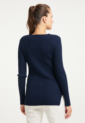 DreiMaster Klassik Pullover in Blau