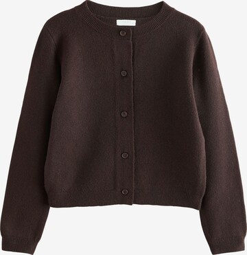 Next Gebreid vest in Bruin: voorkant