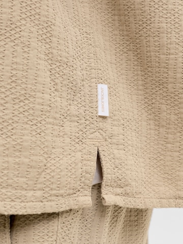 JACK & JONES - Comfort Fit Camisa 'JORMONTAUK' em cinzento